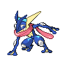Greninja example answer for Pokémon Sprite Guessing Game