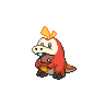 Fuecoco example answer for Pokémon Sprite Guessing Game